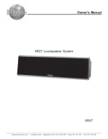 McIntosh XR-27 - Owners manual 